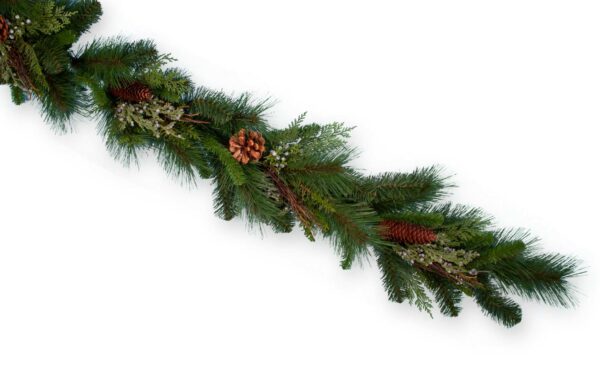 6′ PE/PVC Mixed Pine Garland 80165 - Box of 2