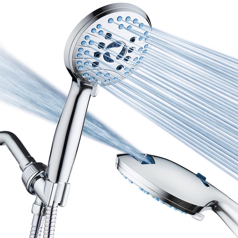 AquaCare Antimicrobial Handheld Shower Head Stainless Steel 1639-2