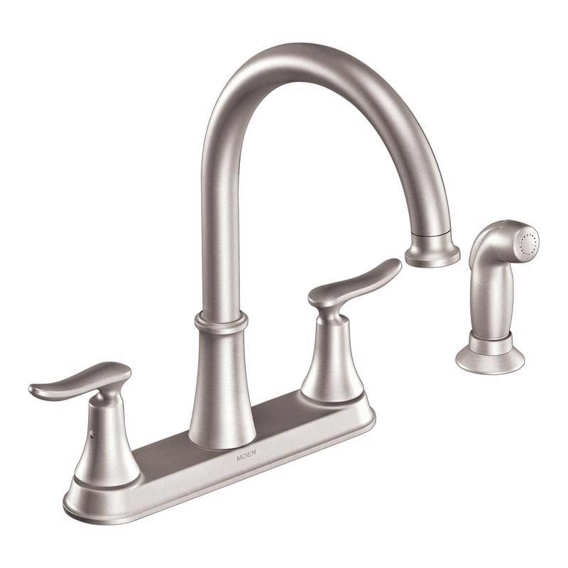 Moen CA87015SRS Solidad Two Handle Stainless Steel Kitchen Faucet