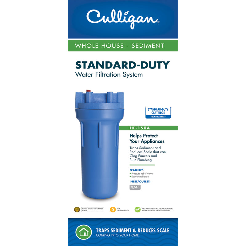 Culligan Whole House Sediment Filter Opaque Housing HF-150A