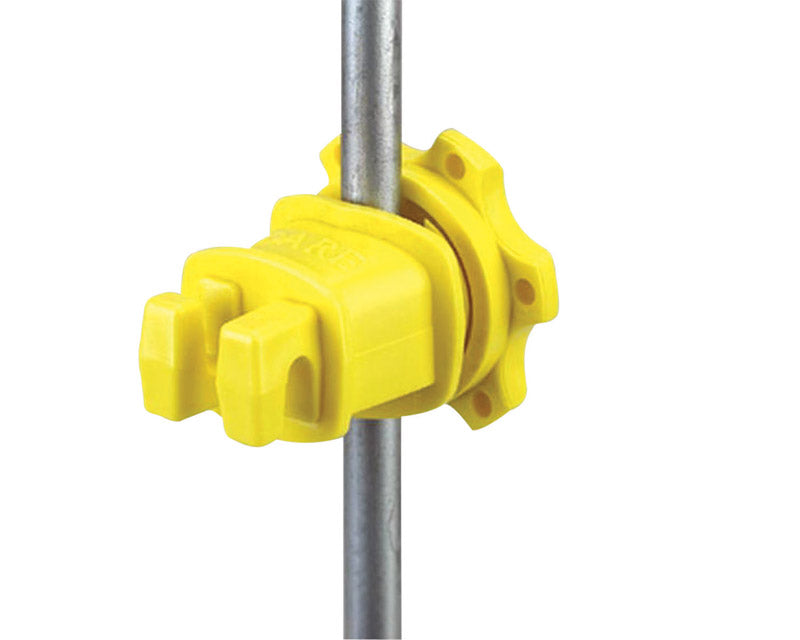 Dare Electric-Powered Fence Insulator Yellow 25-Pack WESTERN-RP-25
