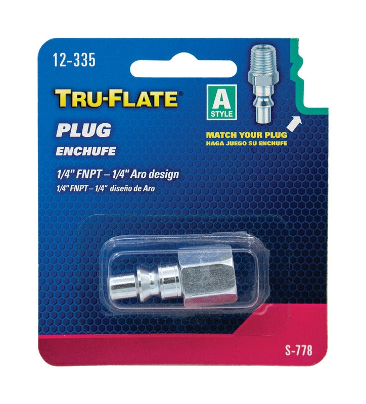 Tru-Flate 1/4 Inch Air Plug TRFL12325