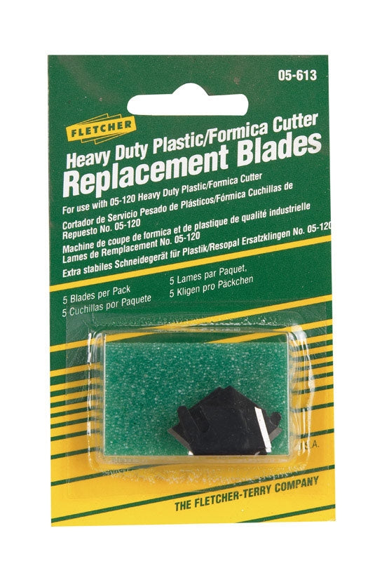 Replacement Blades for Fletcher Heavy Duty Plastic & Formica Cutter 5-Pack 05-613