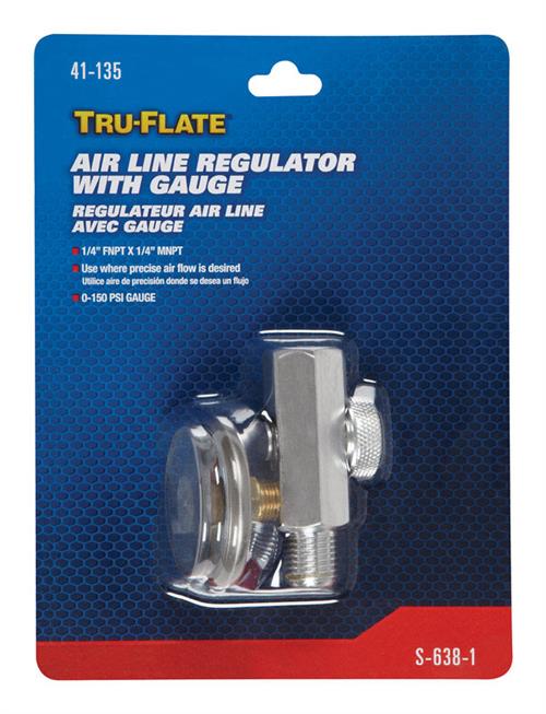 Tru-Flate Airline Regulator w/Gauge 41-135