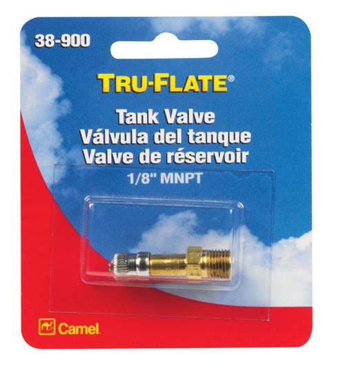 Tru-Flate 1/8 In. MNPT Tank Valve 38-900