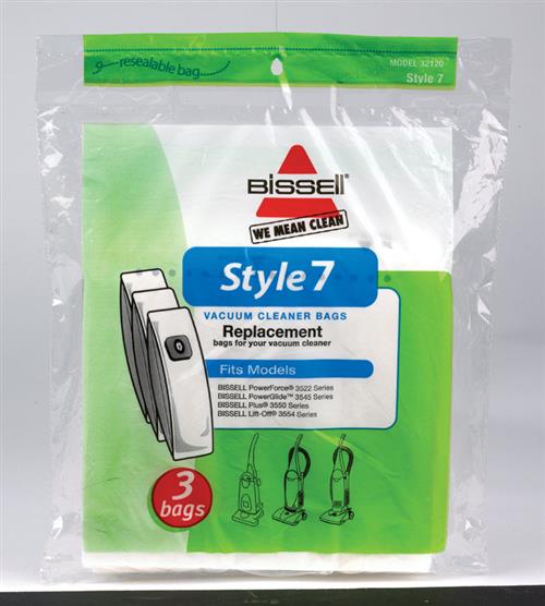 Bissell Style 7 Vacuum Bags 3-Pack 32120