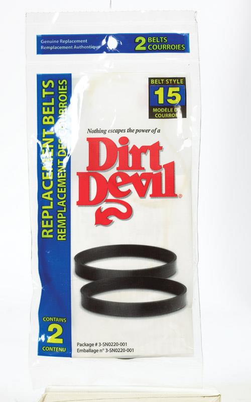Dirt Devil Style 15 Belt 2-Pack - 3SN0220001