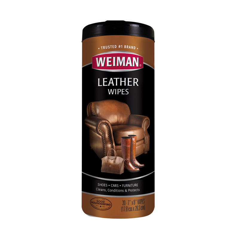 Weiman Leather Wipes 30 Count 91