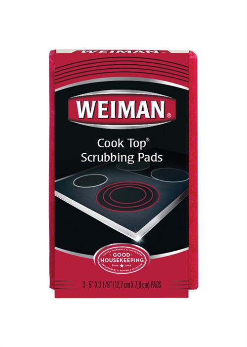 Weiman Cook Top Scrubbing Pads 3-Pack 45 - Box of 6