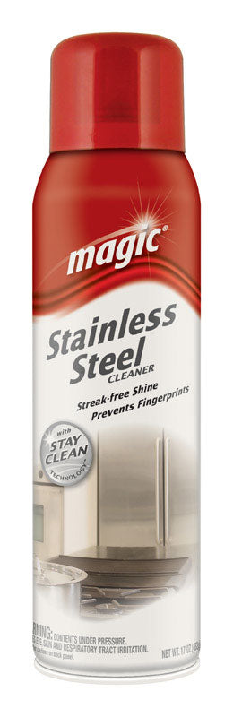 Magic 17 Oz Stainless Steel Cleaner & Polish Aerosol 3062 - Box of 6