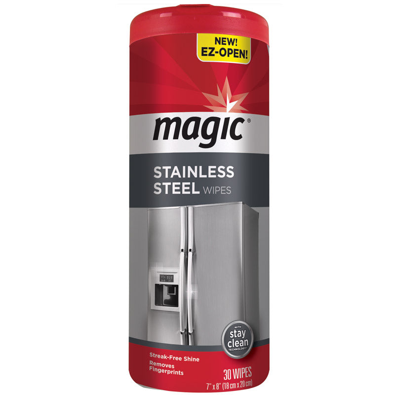 Magic Stainless Steel Wipes 30 Count 3060