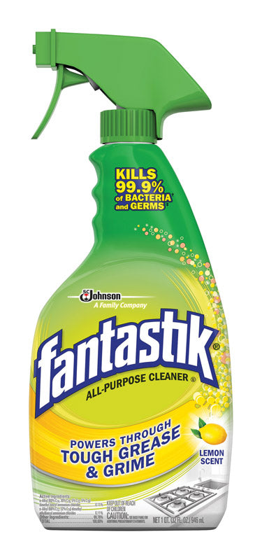 Scrubbing Bubbles Heavy Duty Lemon All Purpose Cleaner with Fantastik 32 Oz 71630 - Box of 8
