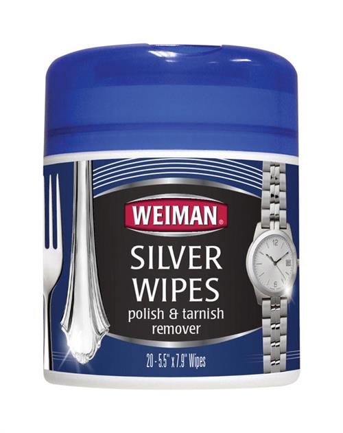 Weiman Silver Wipes 20-Count 48 - Box of 6