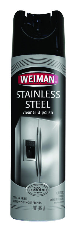 Weiman 17 Oz  Stainless Steel Cleaner & Polish 49 - Box of 6