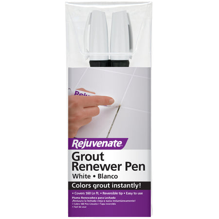 Rejuvenate White Grout Pens 2-Pack RJ2GMW