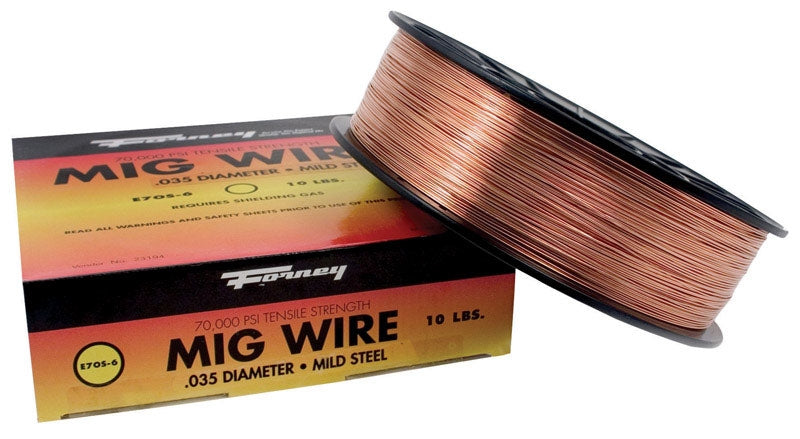 Forney Industries ER70S-6 Mild Steel MIG Welding Wire .035" 10 Lbs 42287