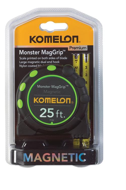 Komelon 25' Monster MagGrip Tape Measure 7125