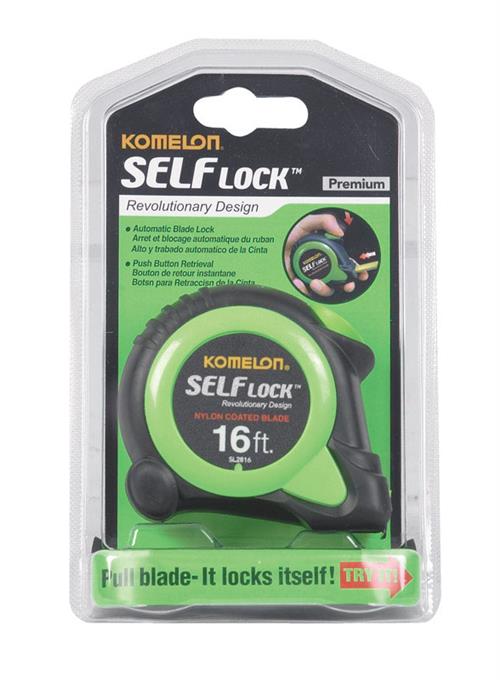 Komelon 16' X 3/4" Self Lock Tape Measure SL2816