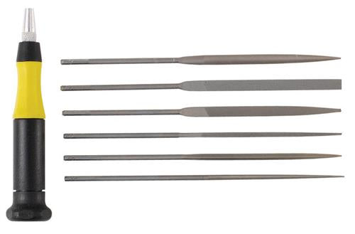 General Tools 707476 Six Pc Chromium Alloy Steel Needle File Set