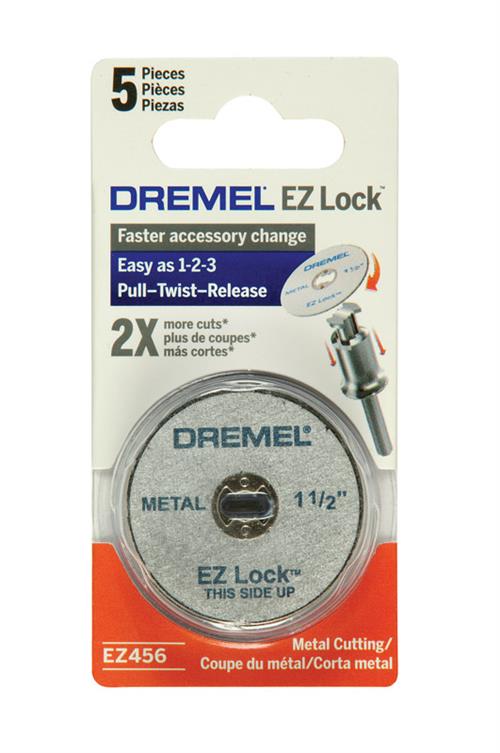 Dremel EZ456 EZ Lock 1-1/2 In. Cut-off Wheels (5 Pack)