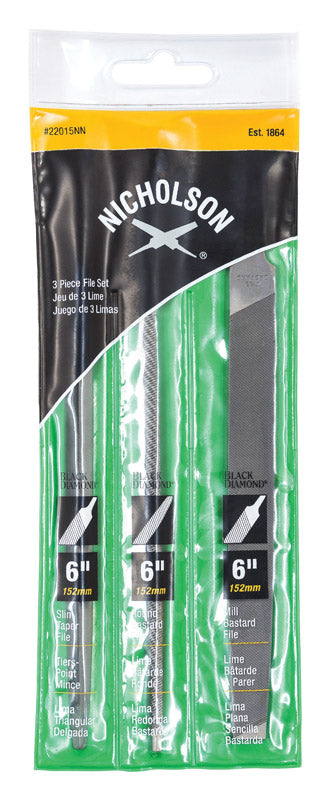 Nicholson Chisel File Nicholson 3 Pc File Set 22015NNN – TheGardenStore.com