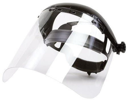 Forney 58605 Face Shield, Clear with Ratchet-type Headgear