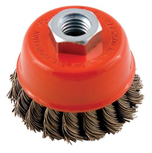 Forney 72757 Cup Brush Knotted 2-3/4" x .020" Wire x 5/8"-11