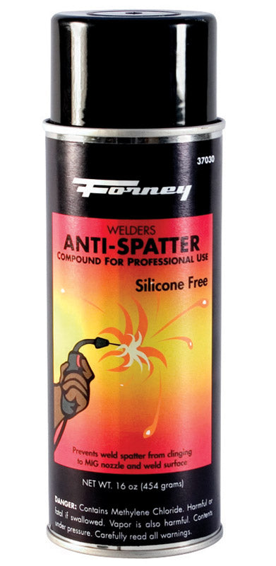 Forney Anti-Spatter Spray for Welding, Silicon-Free 16 Oz 37030