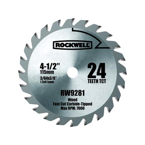 Rockwell RW9281 4-1/2" Circular Saw Blade - Wood & Plastic