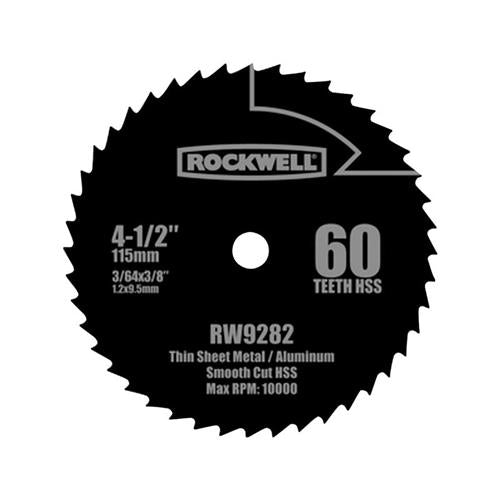 Rockwell RW9282 4-1/2" Circular Saw Blade - Metal & Aluminum