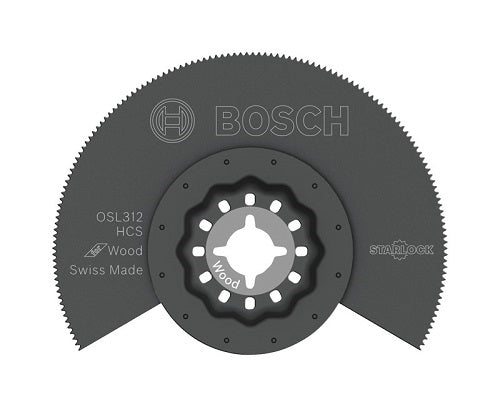Bosch 3-1/2 In. Starlock High-Carbon Steel Segmented Saw Blade OSL312