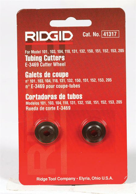 Ridgid Model E-3469 Replacement Tubing Cutter Wheel 41317