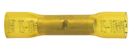Gardner Bender Transparent Heat Shrink Butt Splice 12-10 AWG Yellow 3-Pack AMT-126