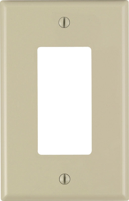 Leviton PJ26-I 1-Gang Decora/GFCI Device Decora Wallplate Ivory - Box of 20