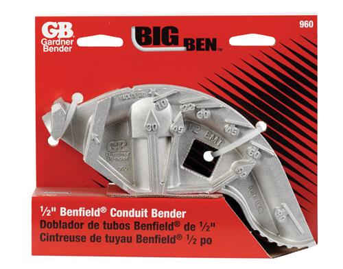 Gardner Bender Big Ben Hand Bender Head 1/2 Inch EMT 960