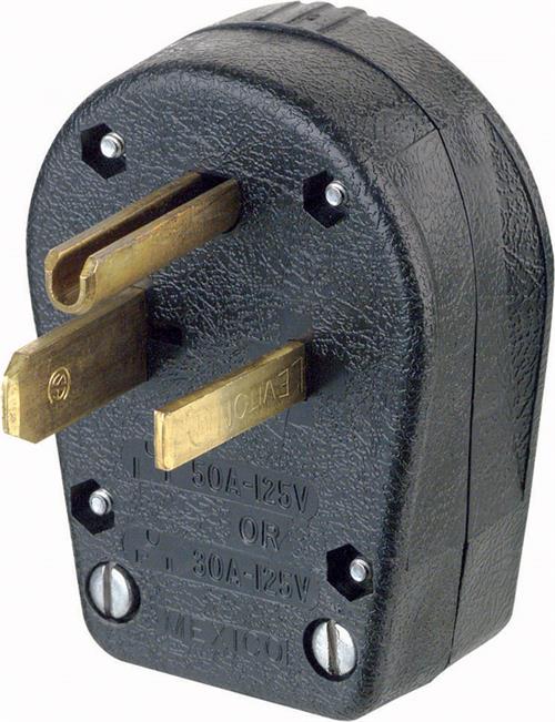 Leviton 930 Commercial Thermoplastic Angle Blade Plug