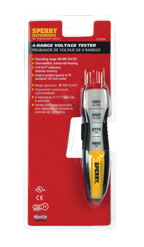 Sperry 4-Range Voltage Tester ET6204