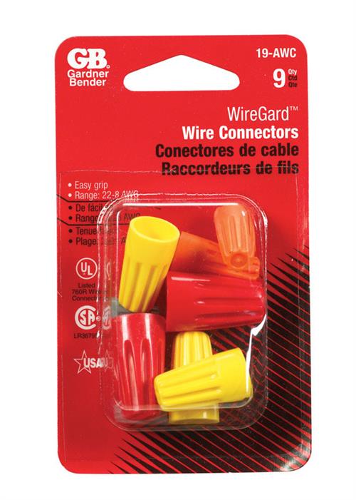 Gardner Bender Assorted WireGard Wire Connectors 9-Pack 19-AWC