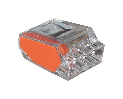 Gardner Bender Orange 3-Port PushGard Push-in Wire Connectors 100-Pack 10-PC3