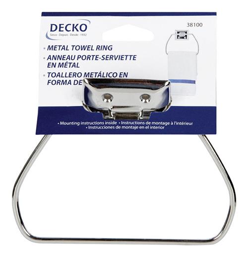 Decko Chrome Stirrup Towel Ring 38100