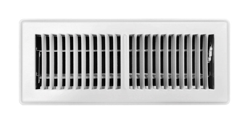 Tru Aire Stamped Face Floor Register White 4