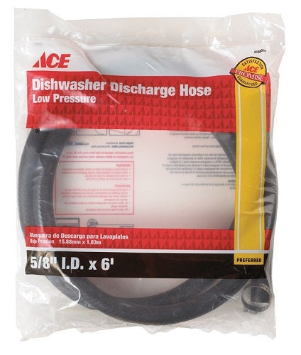 Ace 5/8 in. Dia. x 6 ft. L Dishwasher Discharge Hose WD4407506