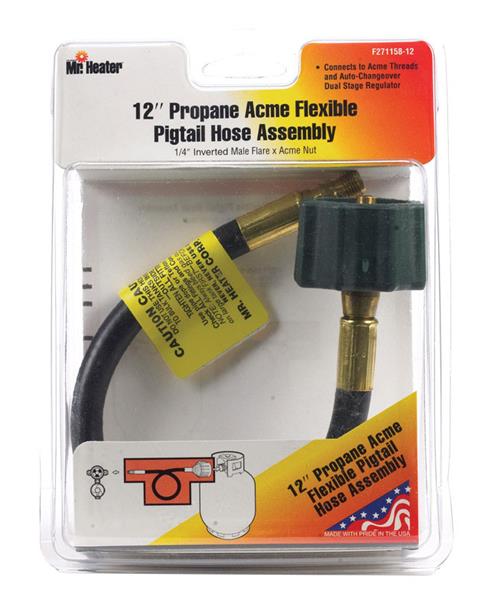 Mr Heater 12" Acme Flexible Pigtail Hose Assembly F271158-12
