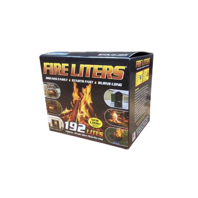Fire Liters Wood Fiber Firestarter Log 192-Pack 10192
