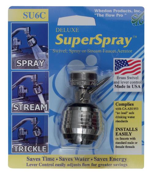 Whedon Deluxe Super Spray Faucet Aerator SU6C