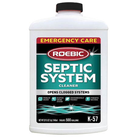 Roebic K-57 Septic System Cleaner Emergency Care Quart K-57-Q-4 - Box of 4