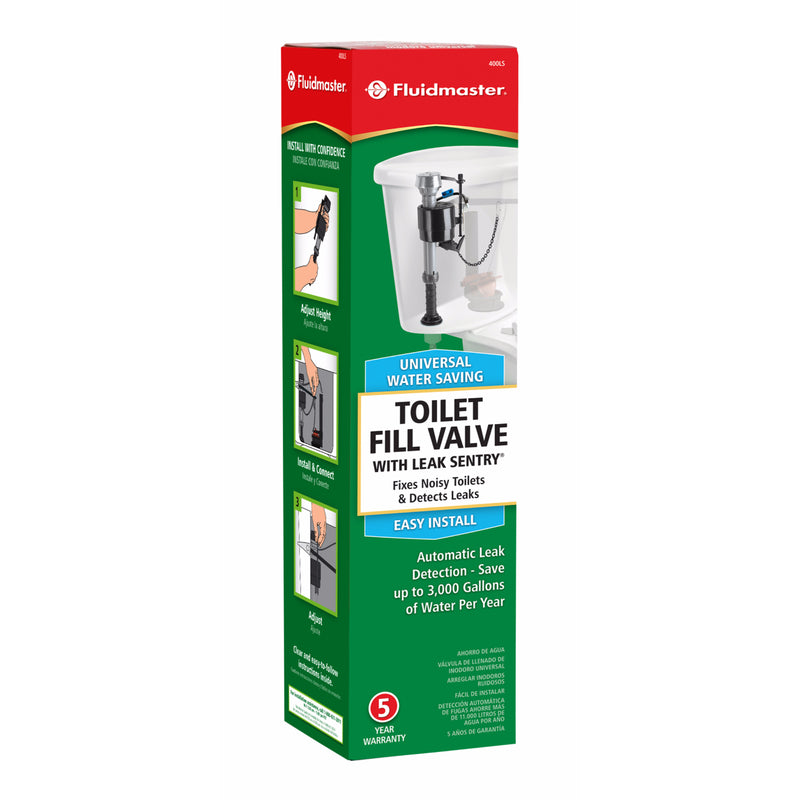 Fluidmaster 400LSR Leak Sentry Universal Fill Valve - Box of 4 ...