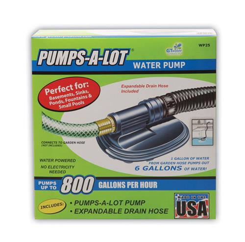 GT Water Products WP25 Pumps-A-Lot Water Powered Pump