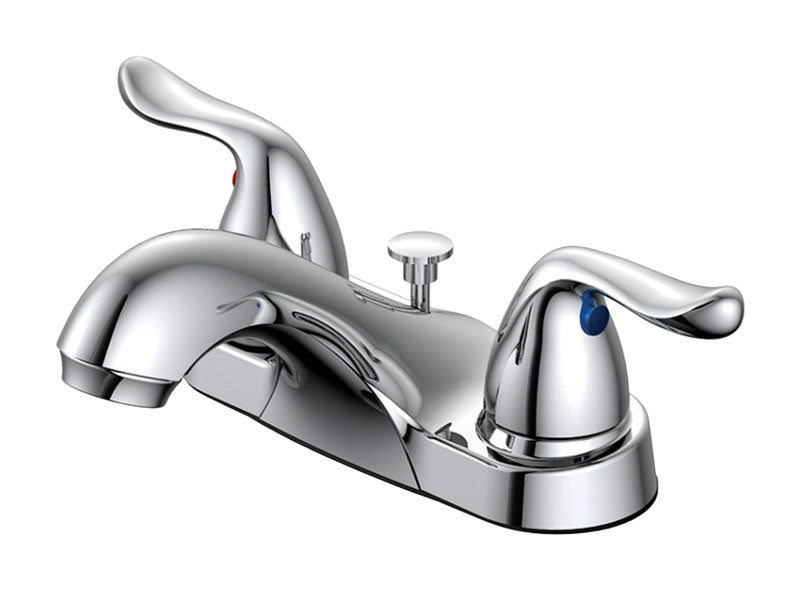 OakBrook Chrome Pop-up Bathroom Sink Faucet 4 Inch 67499W-6101