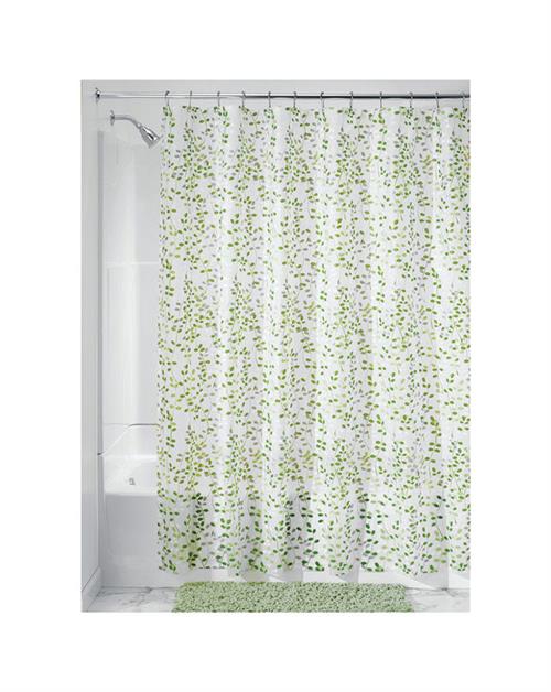 InterDesign Green Vine PEVA Shower Curtain 32480 - Box of 2